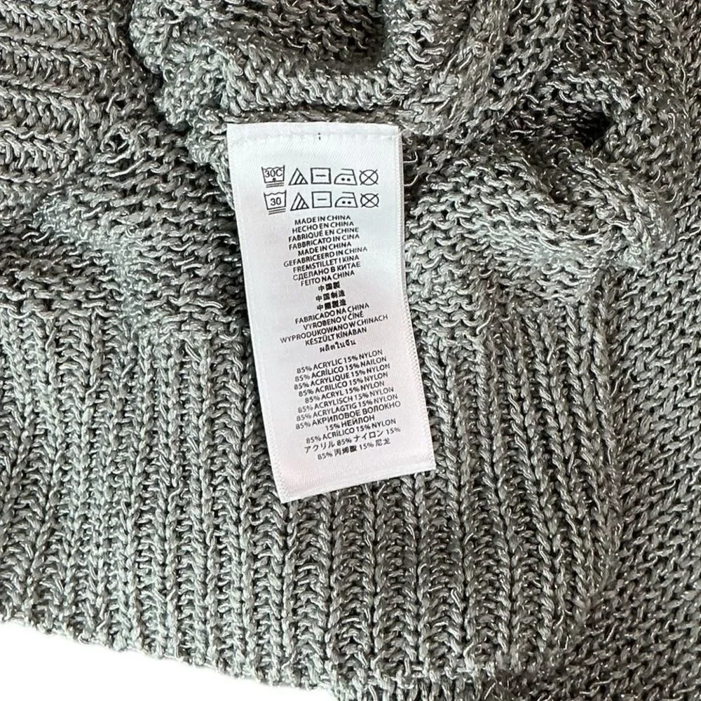 Michael Kors Knit Tank Top Sage Green Sleeveless Tunic Size S